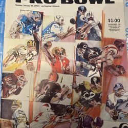 Vintage Pro Bowl Magazine