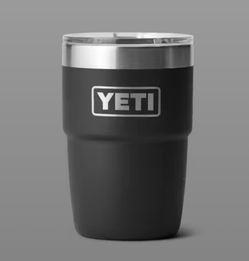 Yeti Rambler 8oz w/durasip ceramic. Black