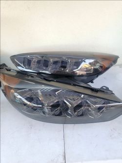 15-18 Ford Focus LED DRL Projector Headlights Luces Calaveras Micas Faros Faroles Headlamps Focos