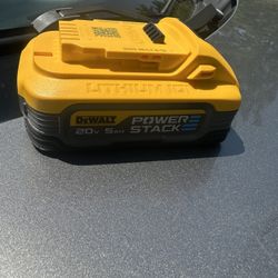 Dewalt Power Stack 20V Battery 5AH