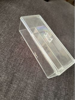 Clear acrylic container