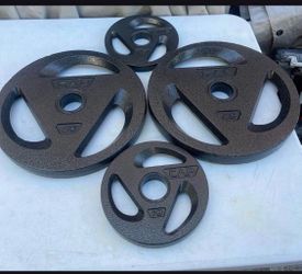 (2 pack) CAP Barbell 2" Olympic Grip Plate, 45lb Single
