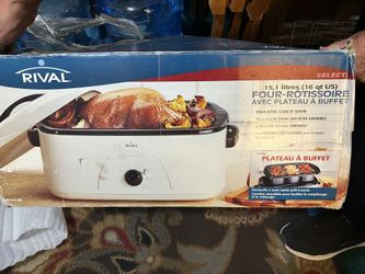  Rival roaster oven with the buffet tray 