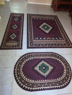 Area rug set