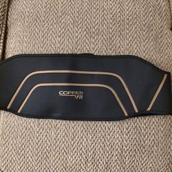 COPPER FIT LOWER BACK BRACE.  WAIST 28" TO 39".  NEVER USED. PICKUP ONLY