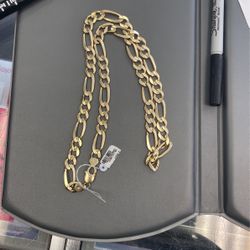14k Gold Fígaro Chain 25in