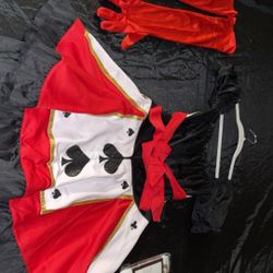 Womens Card Dealer Halloween Costume size M/L