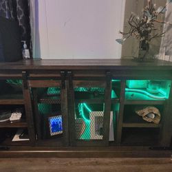Ashley Furniture TV Stand, 2 End Tables, And Coffee Table O.B.O.