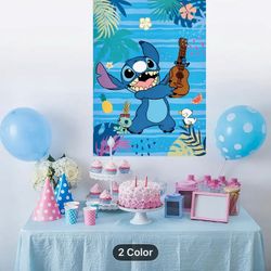 Lilo & Stitch Party Game Backdrop Banner