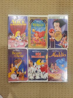 Walt Disney Classic VHS Lot of 6