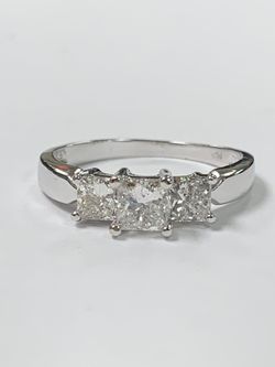 Diamond Platinum ring #33447