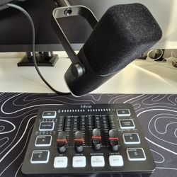Fifine AM8 + Audio Mixer