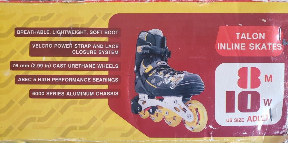 Talon Inline Female Rollerblades Never Used!