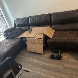 Leather Sectional Couch