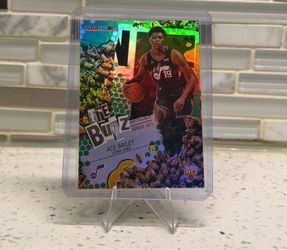 2025-26 Hoops #TB-5 Ace Bailey The Buzz Green Hoops