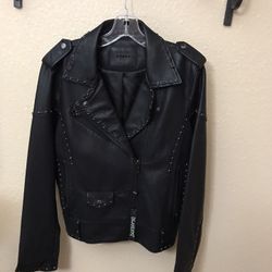 NWT Ladies Faux Leather Jacket. New Price