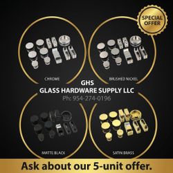 Sliding door glass hardware track 78"