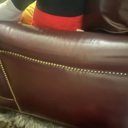 Leather couch2000 incredible