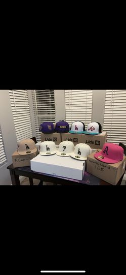 Lids Hat Drop Exclusives New Era 5950 Neapolitan, Day Of The Dead, Crown Royal    Sold Out And Hard To Find 