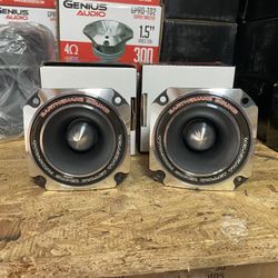 New Pair Earthquake Aluminum Bullet Tweeters 3.25” ( Sold In Pairs $35 Per Pair)