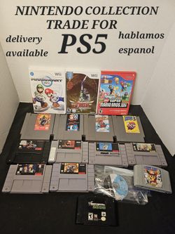 VIDEO GAMES COLLECTION LOOKING TO TRADE FOR PS5