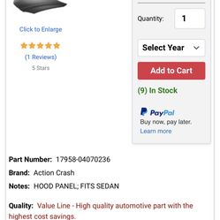 2004-2009 Mazda 3 hood