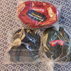 Supreme Cap And Waist Bag