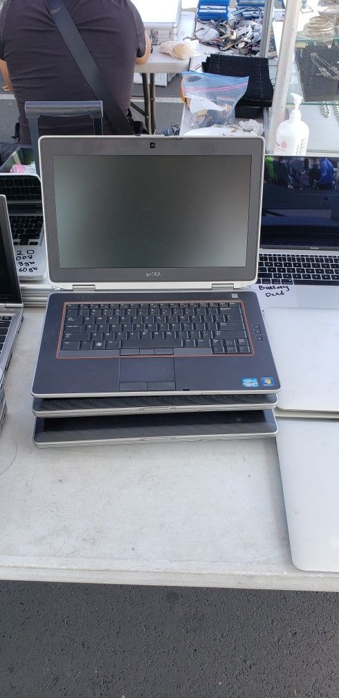 Dell Latitude E6420 3 Laptops They Needs Hard Drive & Hard Drive Cuddy