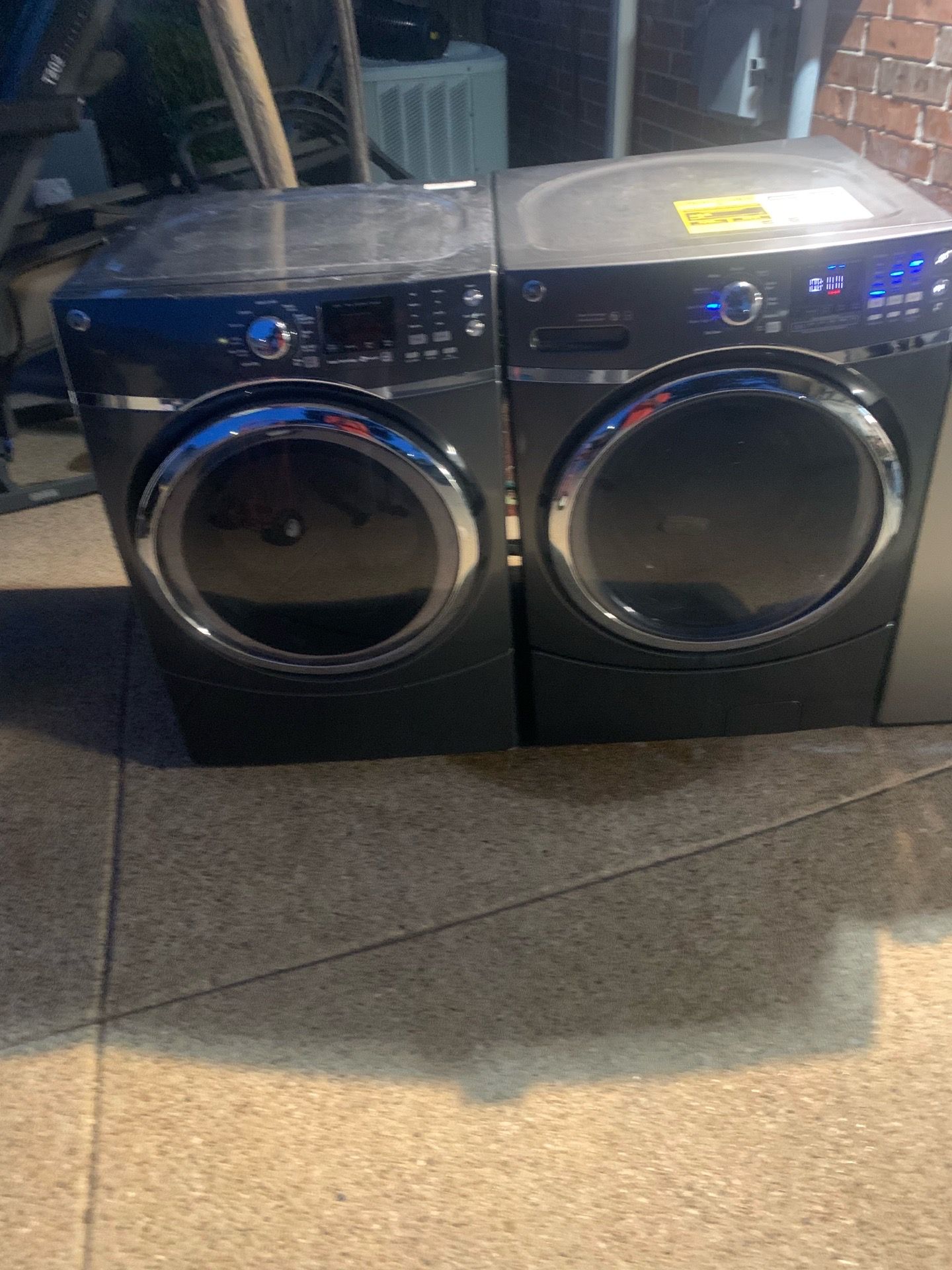 Washer and dryer