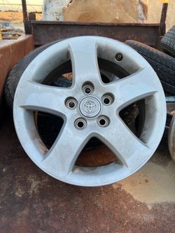 Silver Alloy 5-spoke rims