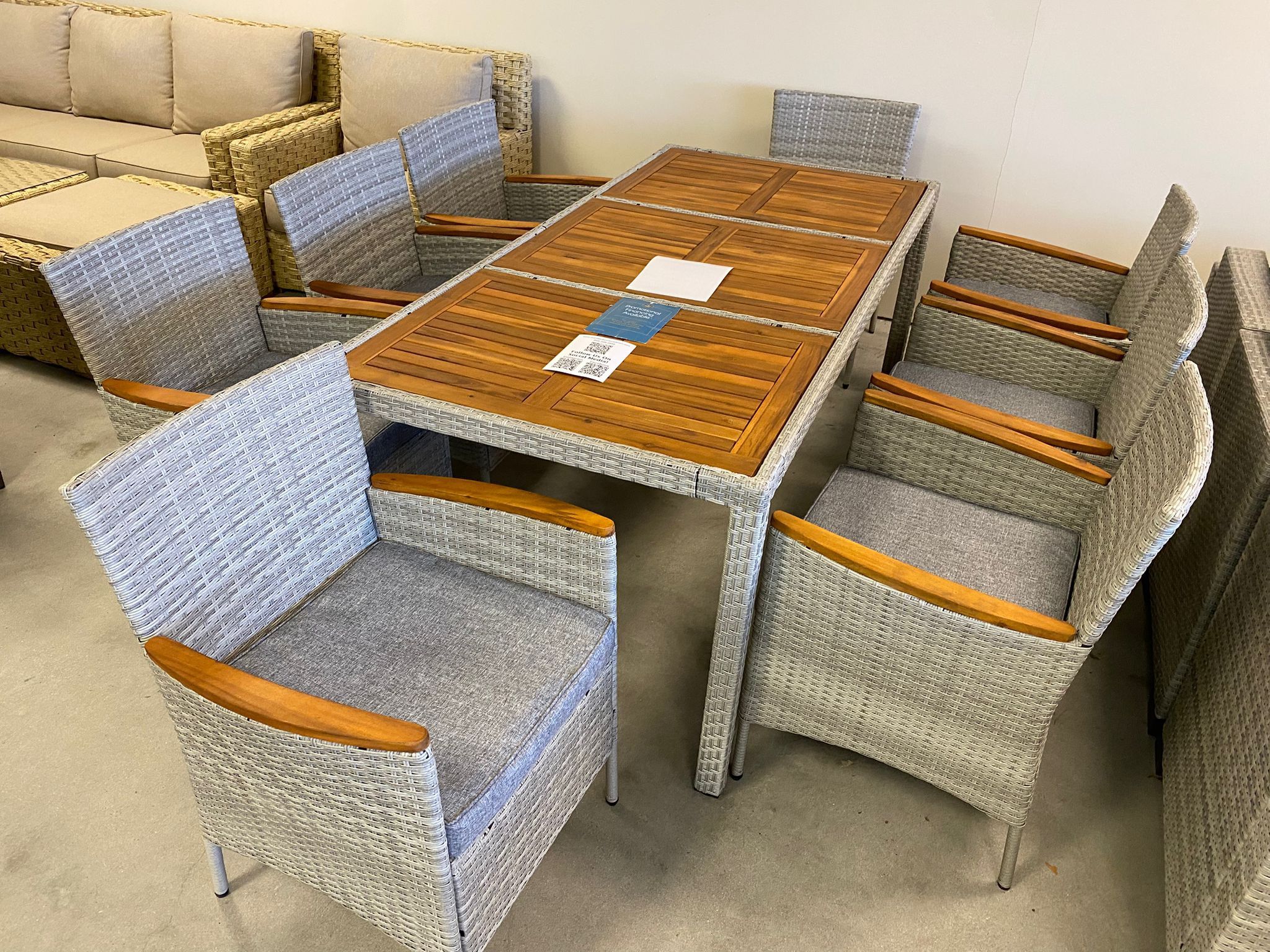 FREE DELIVERY AND INSTALLATION - Sectional Patio Outdoor Furniture (Including Chair and Table)