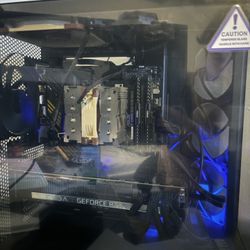 built gaming pc with setup