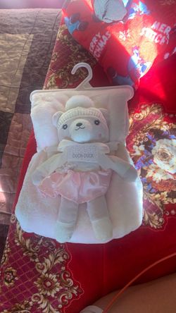 Blanket with teddy bear