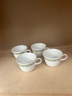 Corelle Spring Blossom Coffee Cups Set of 4