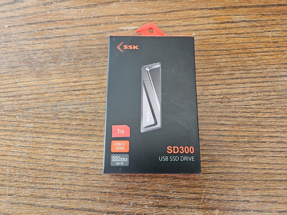 SSK SD300 1TB USB 3.2 SSD Flash Drive For Files Or Games