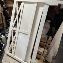 White Queen Size Bed Frame With Mattress & Box Spring