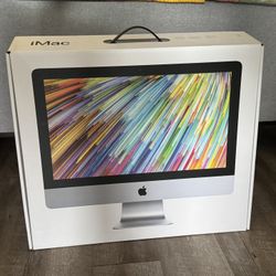 21.5” iMac, 2019. 4k Display. Intel i5, 16GB RAM, 500GB SSD