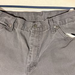  Genuine Original Dickies Men's Gray Wrok Relax Fit Straight Leg Regular  Pants 