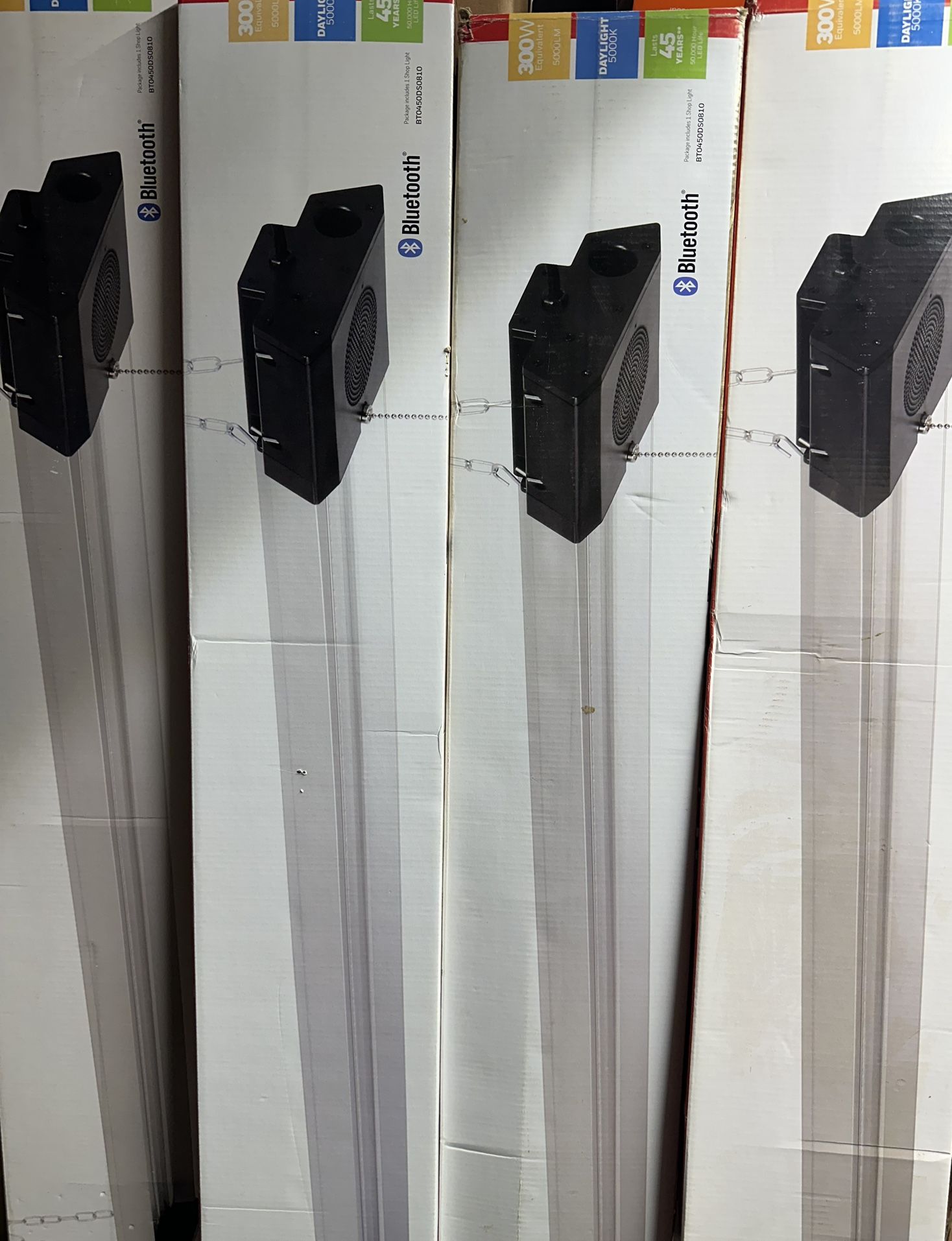 LED Shop Lights W/ Bluetooth Speaker