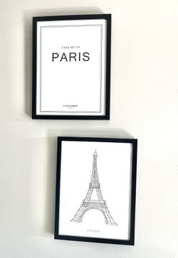 2 frames + posters, 13”x17”