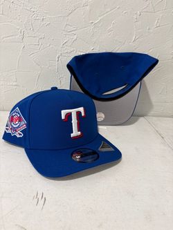 MLB new era Texas rangers olive green, royal blue, black, white blues, off white blue all with patch 9fifty a frame SnapBack hats