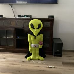 Vintage Halloween Alien Blow Mold