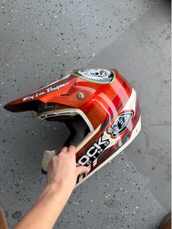 Troy Lee Designs x Rock Racing Full-Face Helmet - Size Large (Rare)