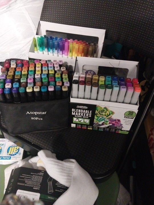 3 Sets Of Markers