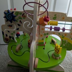 Montessori Manhattan Toy - Wooden Activity Center- Tree Top