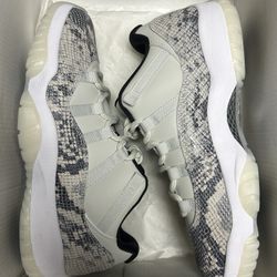 Jordan 11 Retro Low Snake White Bone Size 9.5 US Men’s 