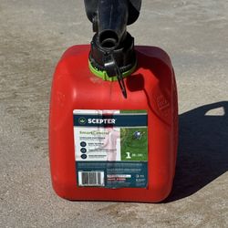 Scepter SmartControl 1 Gallon Gas Can – No-Spill Safety Spout – CARB EPA 