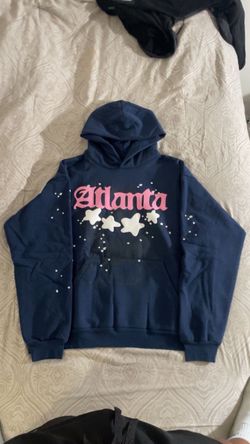 Spyder Atlanta Graphic Hoodie Navy Blue