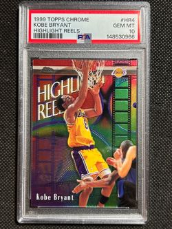 1999 Kobe Bryant Topps Chrome Highlight Reels #HR4 - PSA 10 Gem Mint Lakers HOF