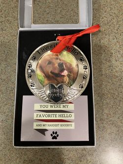 Burberry Designs Dog Ornament